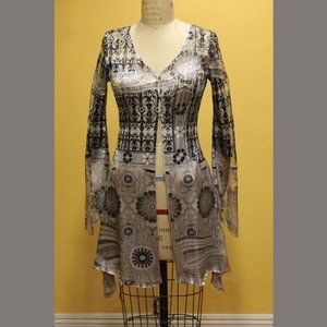 Gorgeous Long Blazer / Cover / Up / Robe, Size S.